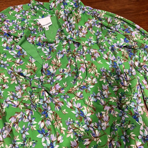 Skylar Madison Dresss Women Small Green Floral Long Sleeve Mini1‎ - Picture 3 of 13